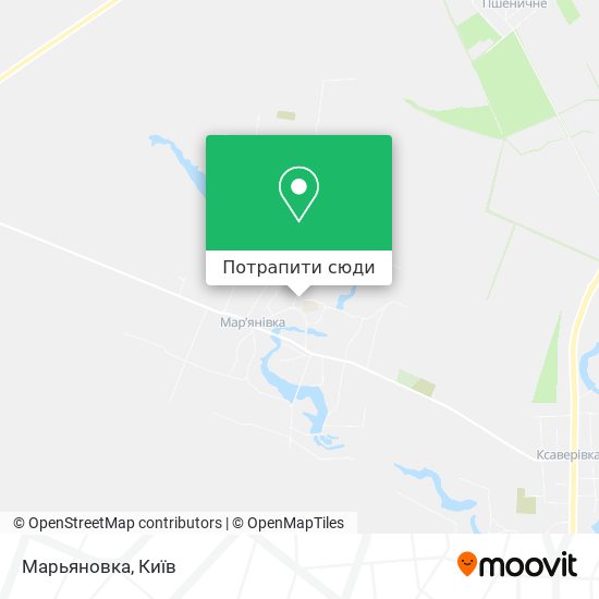 Карта Марьяновка