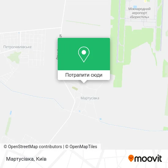 Карта Мартусівка
