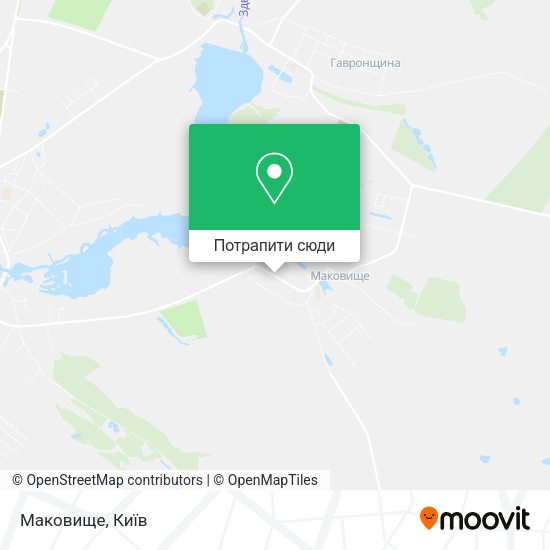 Карта Маковище