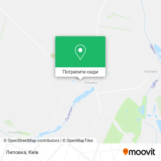 Карта Липовка