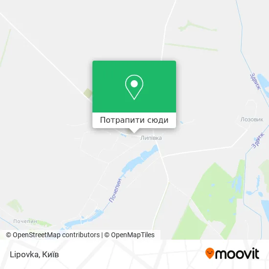 Карта Lipovka