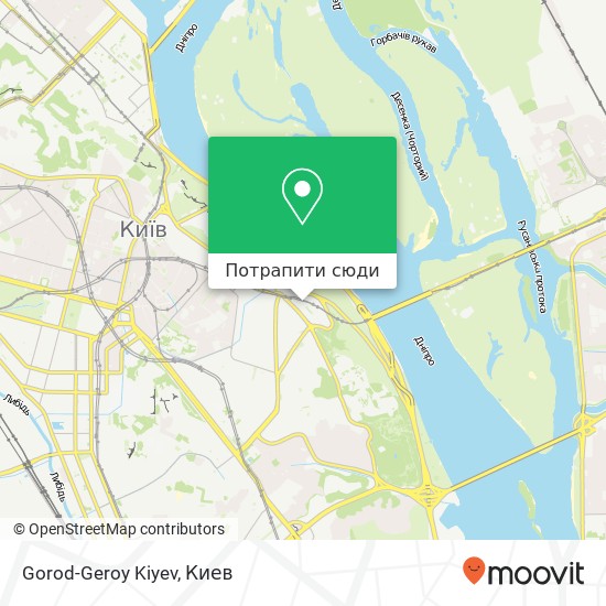 Карта Gorod-Geroy Kiyev