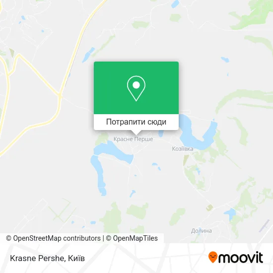 Карта Krasne Pershe
