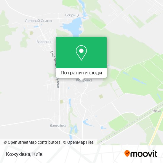 Карта Кожухівка