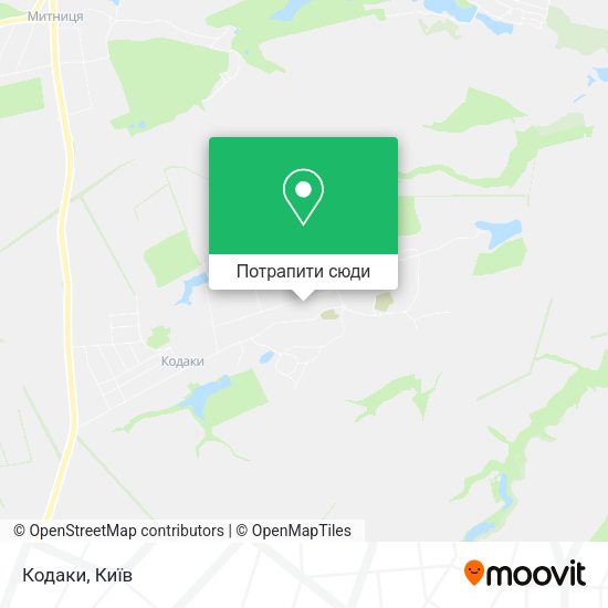 Карта Кодаки
