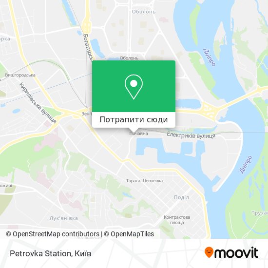 Карта Petrovka Station