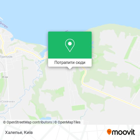 Карта Халепье