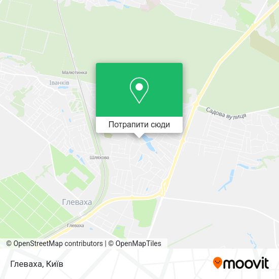 Карта Глеваха