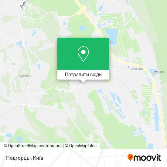 Карта Подгорцы