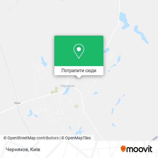 Карта Черняхов