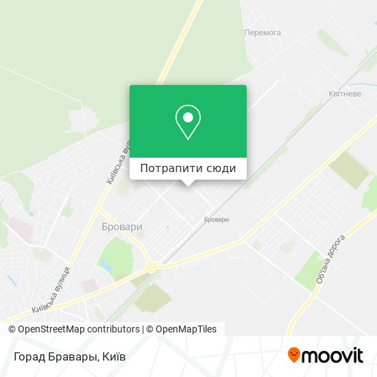 Карта Горад Бравары