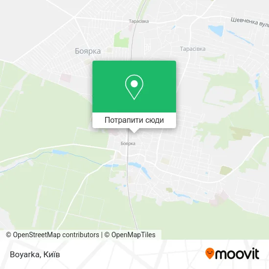 Карта Boyarka