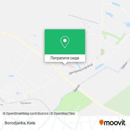 Карта Borodjanka