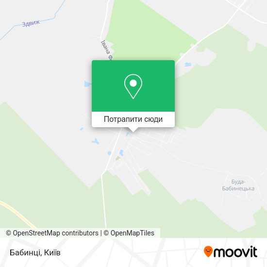 Карта Бабинці