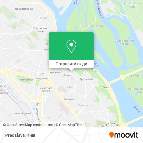 Карта Predslava