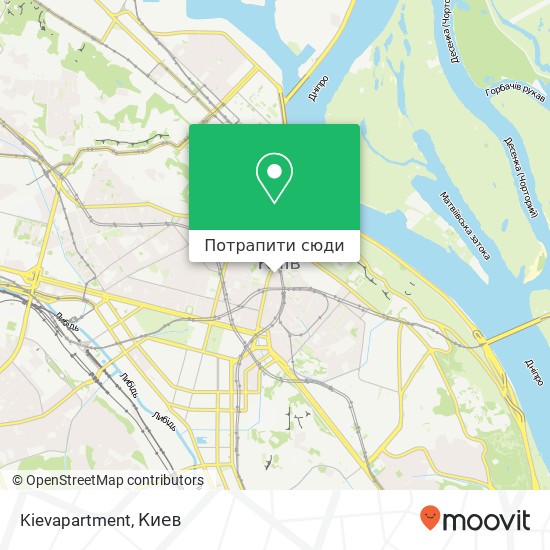 Карта Kievapartment