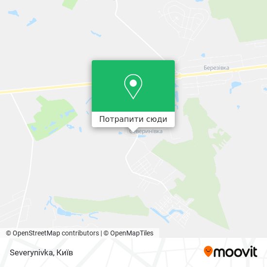 Карта Severynivka