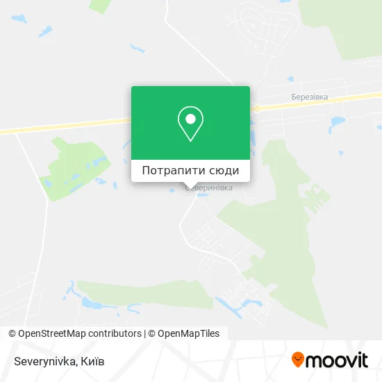 Карта Severynivka