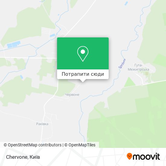 Карта Chervone