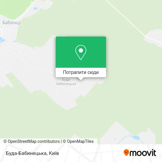 Карта Буда-Бабинецька