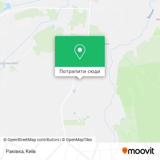 Карта Раківка