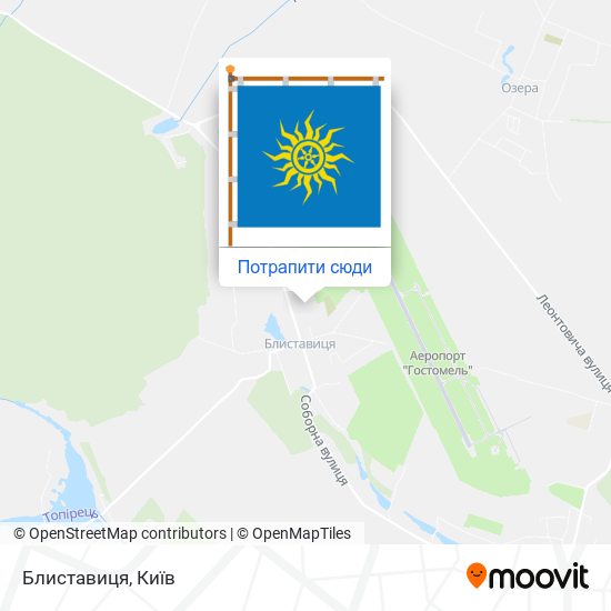 Карта Блиставиця
