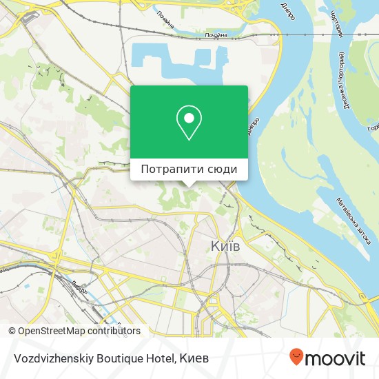 Карта Vozdvizhenskiy Boutique Hotel