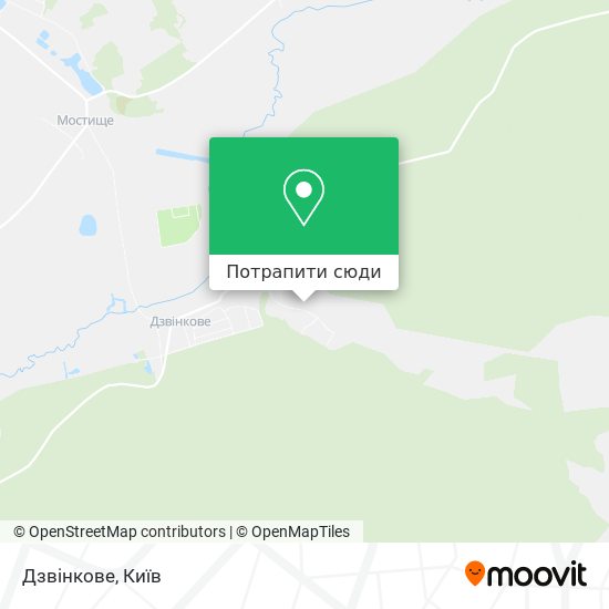 Карта Дзвінкове