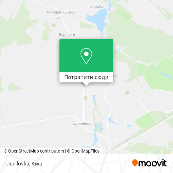 Карта Danilovka