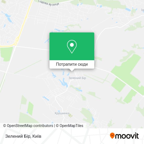 Карта Зелений Бір