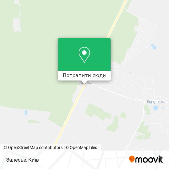 Карта Залесье