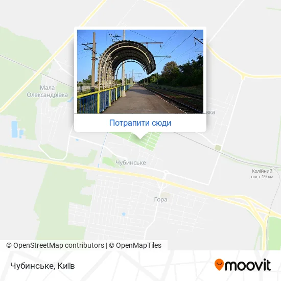 Карта Чубинське