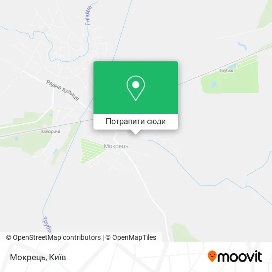 Карта Мокрець