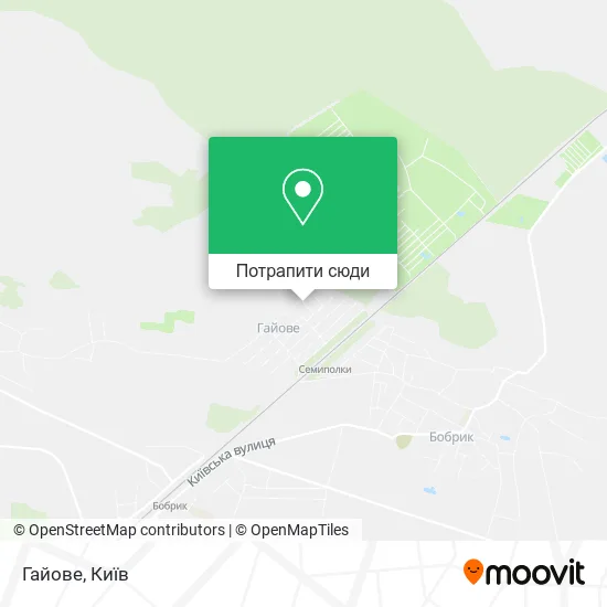 Карта Гайове