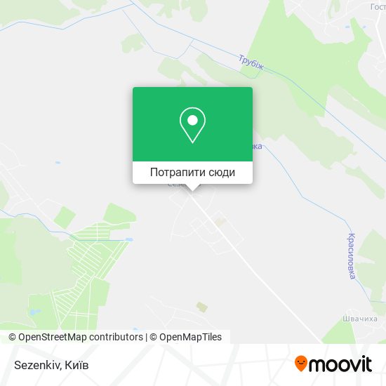 Карта Sezenkiv