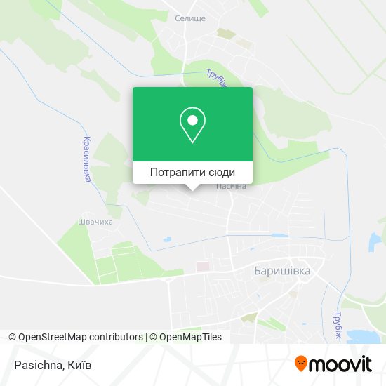 Карта Pasichna