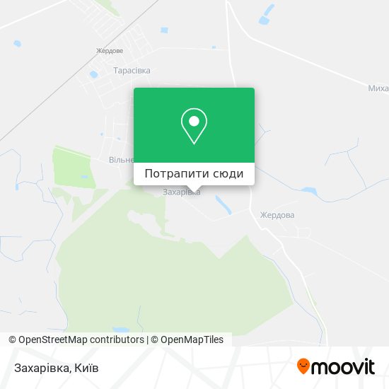 Карта Захарівка