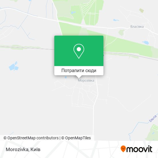 Карта Morozivka