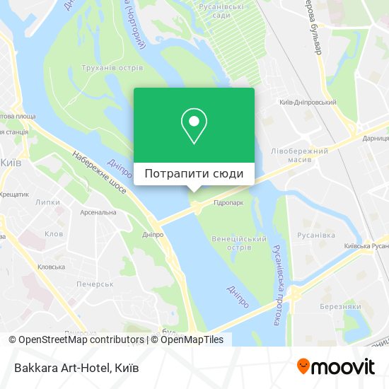 Карта Bakkara Art-Hotel