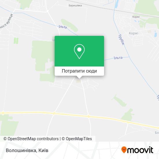 Карта Волошинівка
