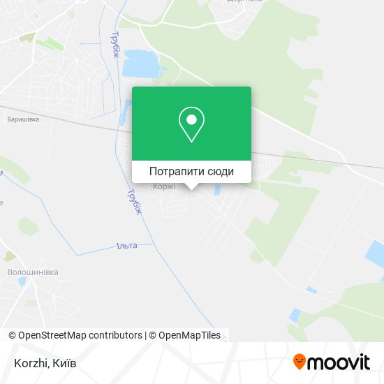 Карта Korzhi