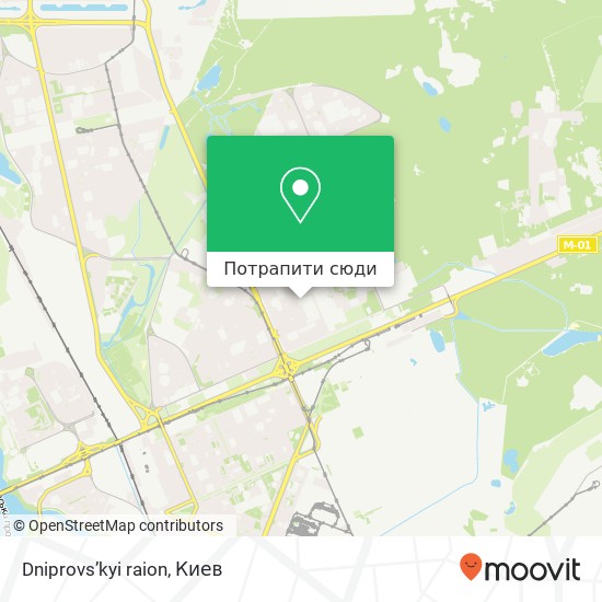 Карта Dniprovs’kyi raion