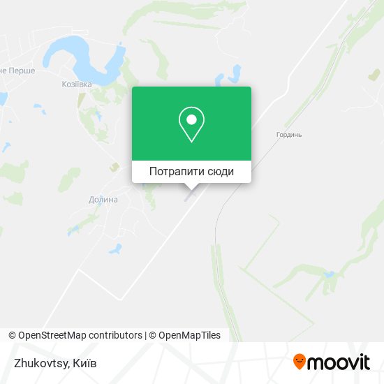 Карта Zhukovtsy