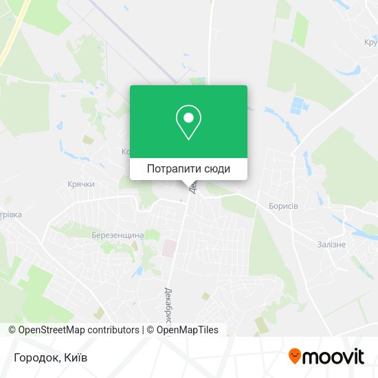 Карта Городок