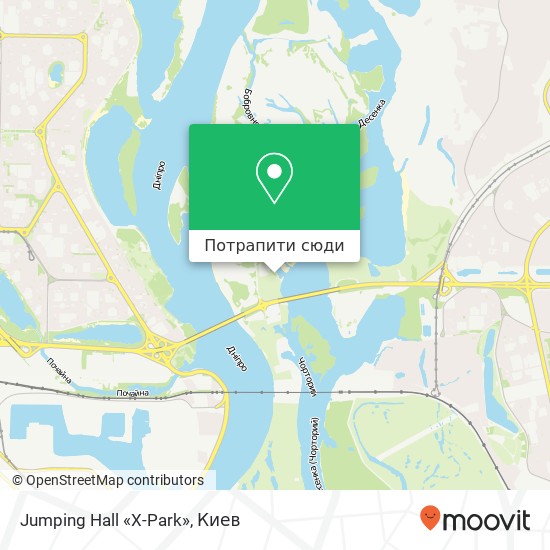 Карта Jumping Hall «X-Park»