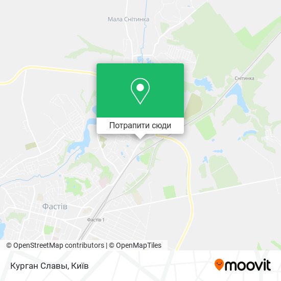 Карта Курган Славы