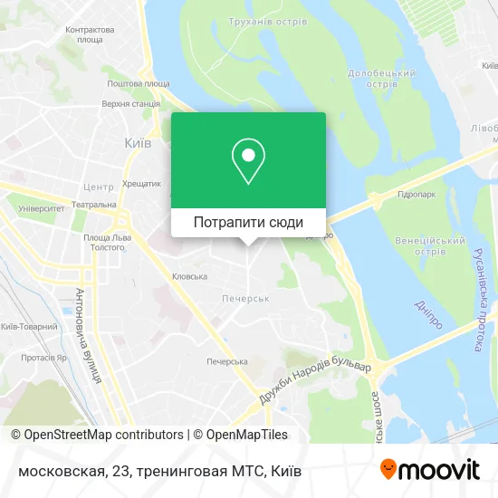Карта московская, 23, тренинговая МТС