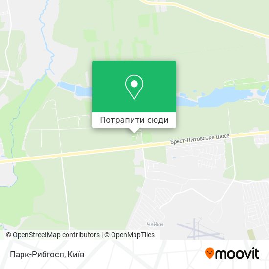Карта Парк-Рибгосп