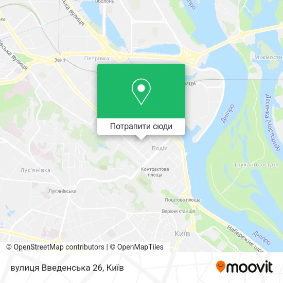 Карта вулиця Введенська 26