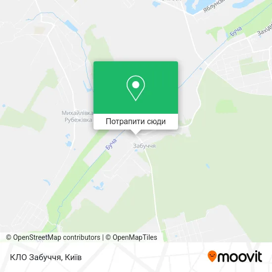Карта КЛО Забуччя